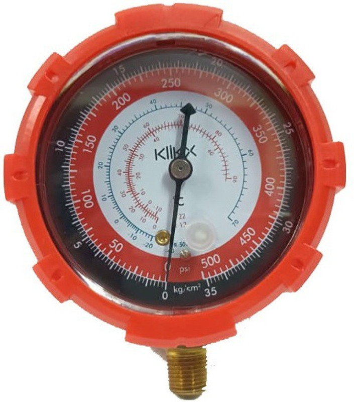 DIGICOP Stick Tire Pressure Gauge Klikx Air Conditioner Refrigerant Low Pressure Gauge high pressure gauge PSI KPA repair kit(500 PSI)