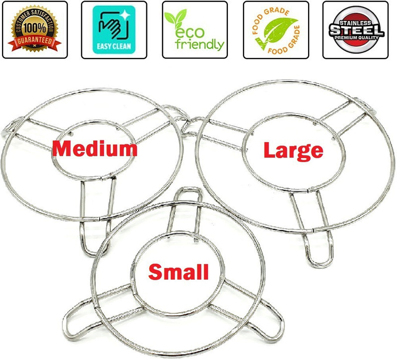 Maskey 3PT Steel Trivet(Pack of 3)