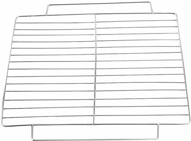 Indian Decor 313499 Roasting and Cooling Rack, Stainless Steel Non-Stick Barbecue 10 Slice Toast Rack(Stainless Steel)