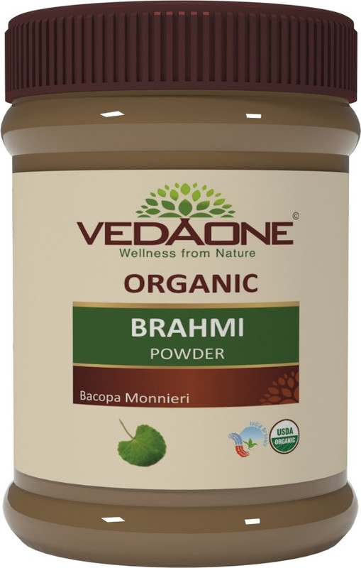 VEDAONE Organic Brahmi (Bacopa Monnieri) Powder – 100g Support Memory Enhancement(100 g)