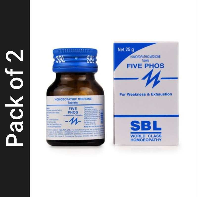 SBL Five Phos 3X Tablets(2 x 25 g)