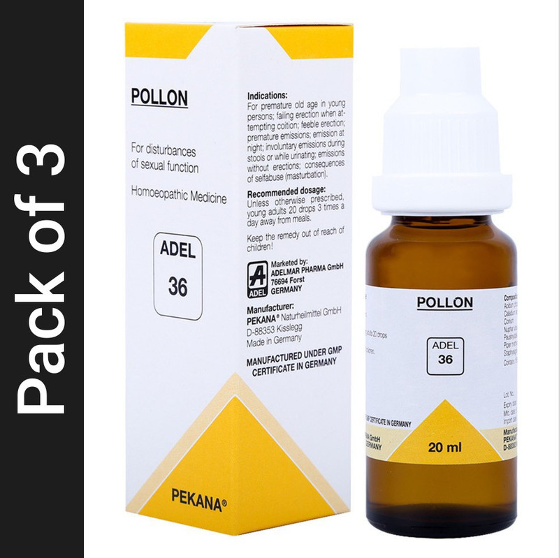 ADEL No. 36 (POLLON) Vitality Drops(2 x 20 ml)