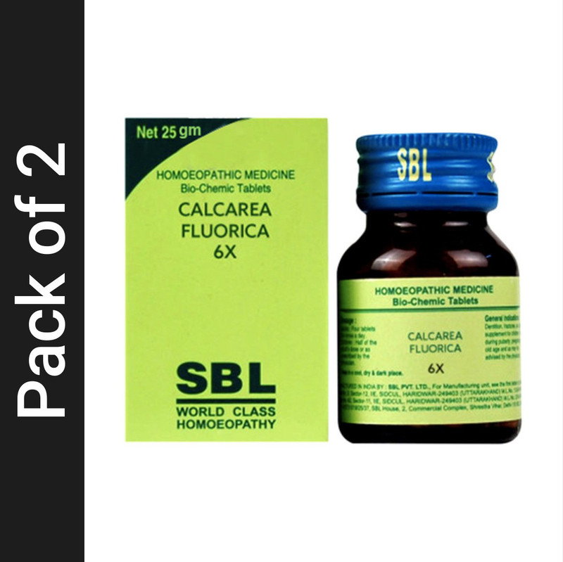 SBL Calcarea Fluorica 6X Tablets(2 x 25 g)