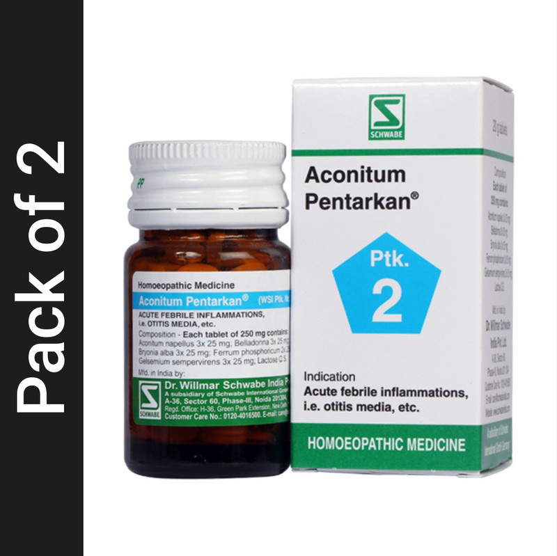 Dr Willmar Schwabe India Aconitum Pentarkan (ptk 2) Tablets(20 g)