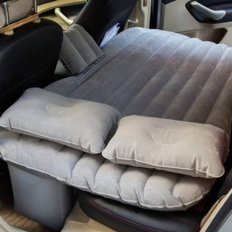 RKPSP Silver Inflatable Bed For Car Car Inflatable Bed(Universal)