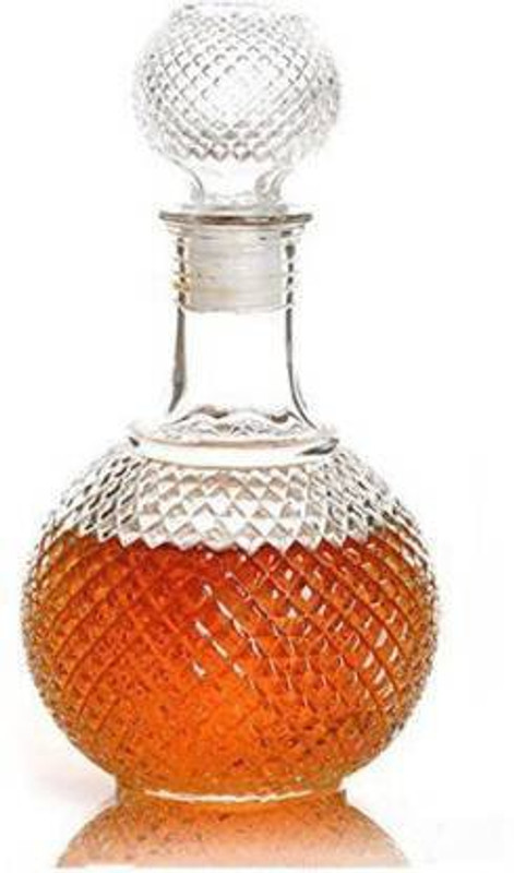 MIRTONICS decanters for Whiskey 1000ml Perfect for Whiskey, Scotch, Wine, Vodka, etc Decanter(Glass, 1000 oz)