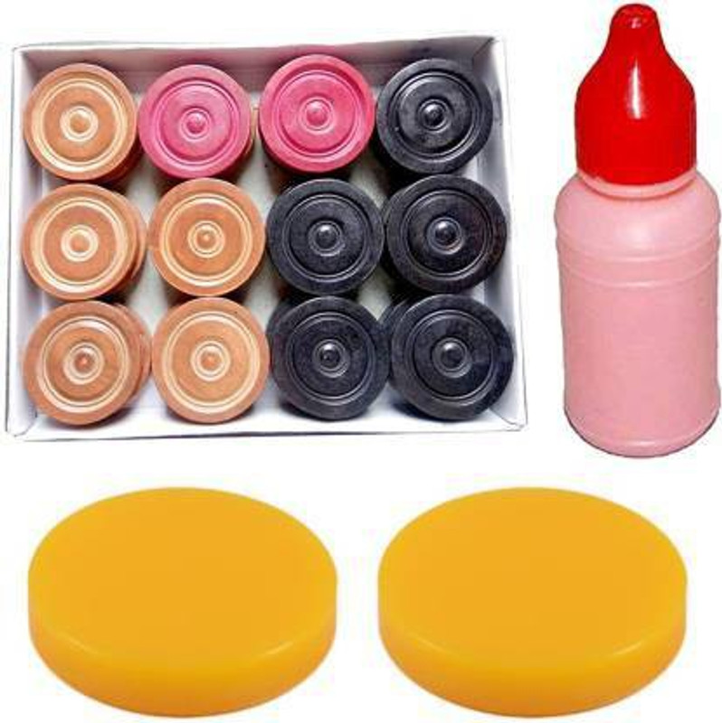 SPORTSHOLIC NWWDNCRMMN2STR1DSC Carrom Pawns(Pack of 24)