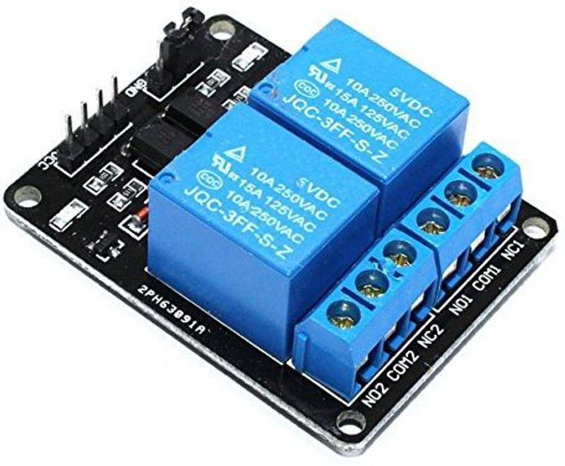 gobagee 5V 2 Channel Relay Module With Optocoupler Micro Controller Board Power Supply Electronic Hobby Kit