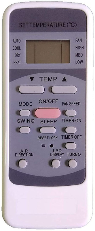 LipiWorld 12 AC Remote Control Compatible for AC Llyod Remote Controller(White)
