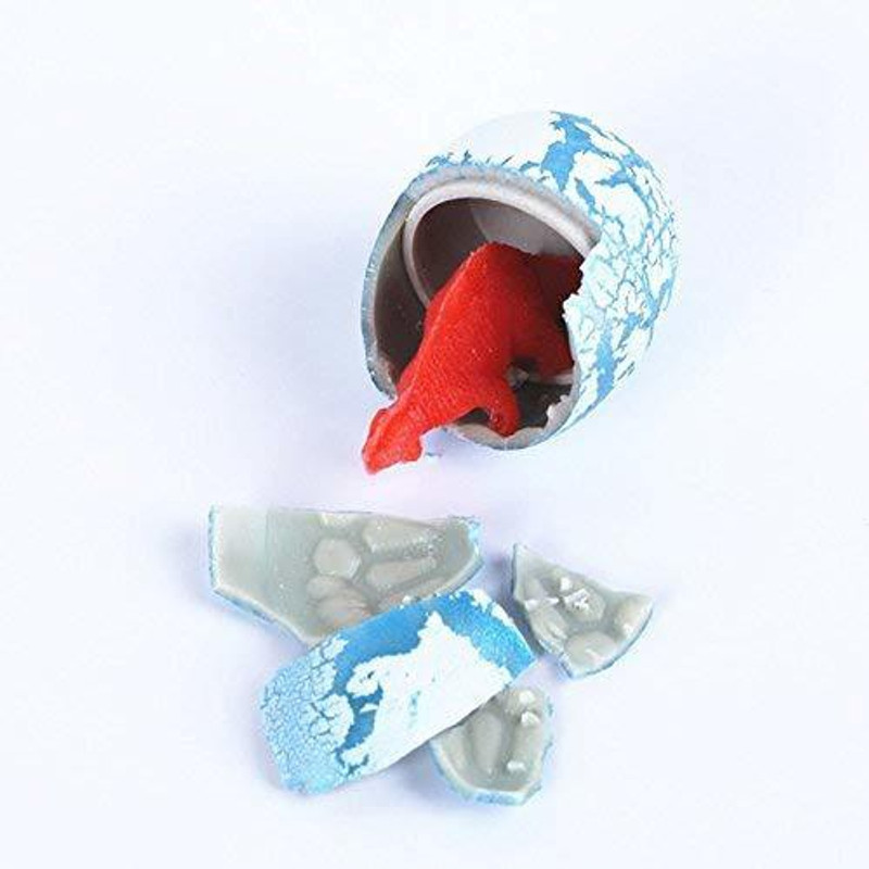 RVM Toys Set of 18 Magic Water Growing Dinosaur Animal Hatching Egg Novelty Toy Miniature Small Size(Multicolor)