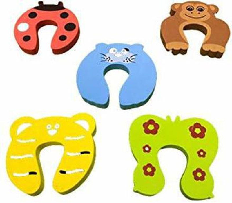 Ladwa Baby Proofing & Baby Safety Door Stopper - Pack of 5(Multicolor)