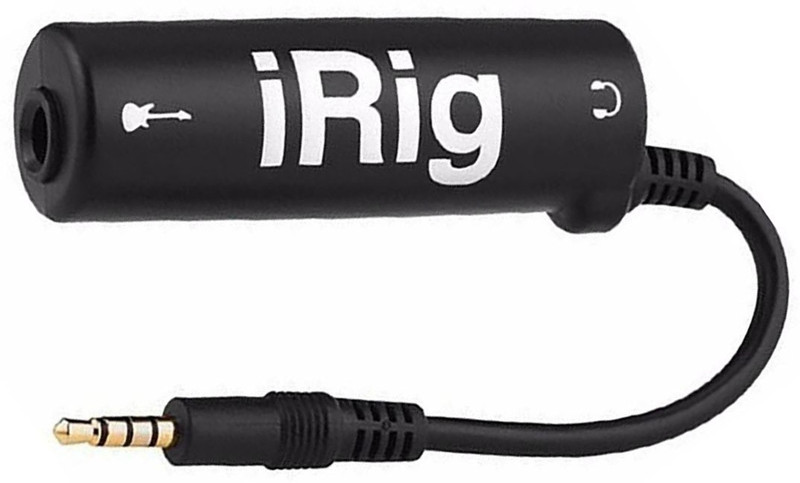 Home Trade AmpliTube iRig Guitar Plug Interface Adapter iPad iPhone iPod Plug(Black)