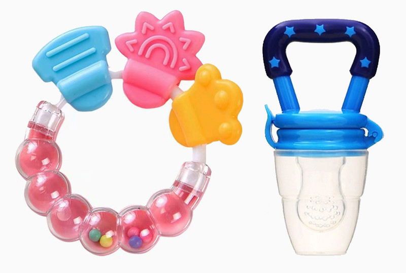 MMShopy Fruit ,Food Nibbler & TEETHER Feeder(Multicolor)