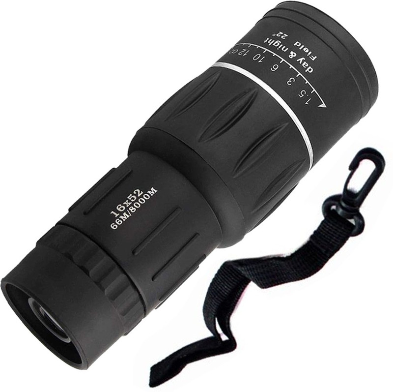 GVFSBV Waterproof 16x52 Telescope Monocular Scope for Hunting,Sports, Bird Watching Monocular(52 mm , Multicolor)