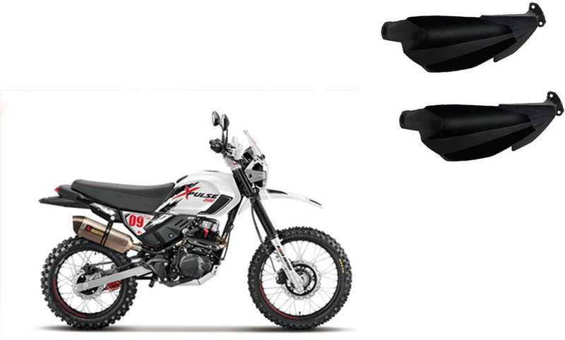 Buras NEW STYLE BLACK SHINE PROTECTIVE HANDGUARD FOR NEW HERO X PULSE BEST QUALITY PRODUCT FOR THE BIKERS Handlebar Hand Guard(Hero)