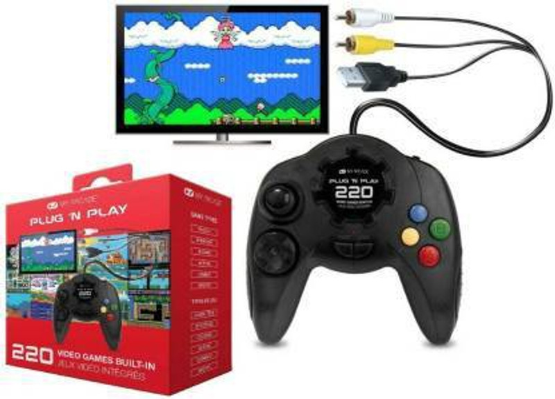 lightgaming 220 Handheld TV video game for kids Handheld Gaming Console (multicolor)  Gaming Accessory Kit(Black, For Android)