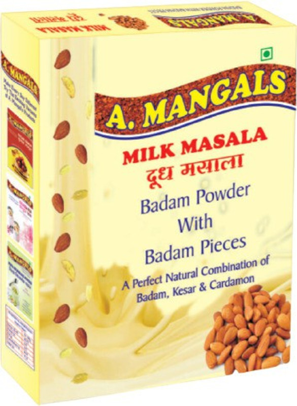 A.Mangals Milk Masala Badam Powder with Badam Pieces 500g(500 g)