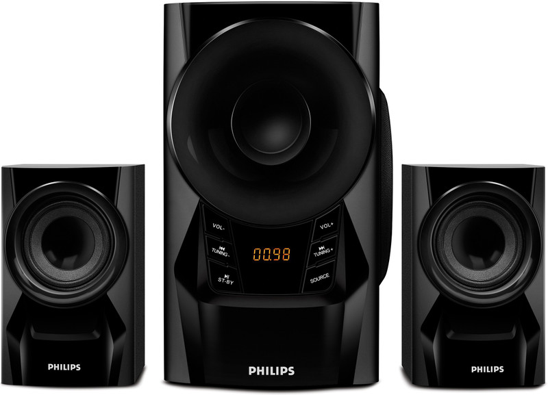 PHILIPS MMS6080B/94 60 W Portable Bluetooth Home Theatre(Black, 2.1 Channel)