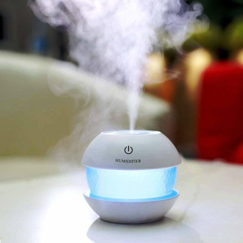 GVJ TRADERS Diamond USB Humidifier Aroma Diffuser Mist Fogger Air Humidifier Portable Room Air Purifier(MULTICOLOR)