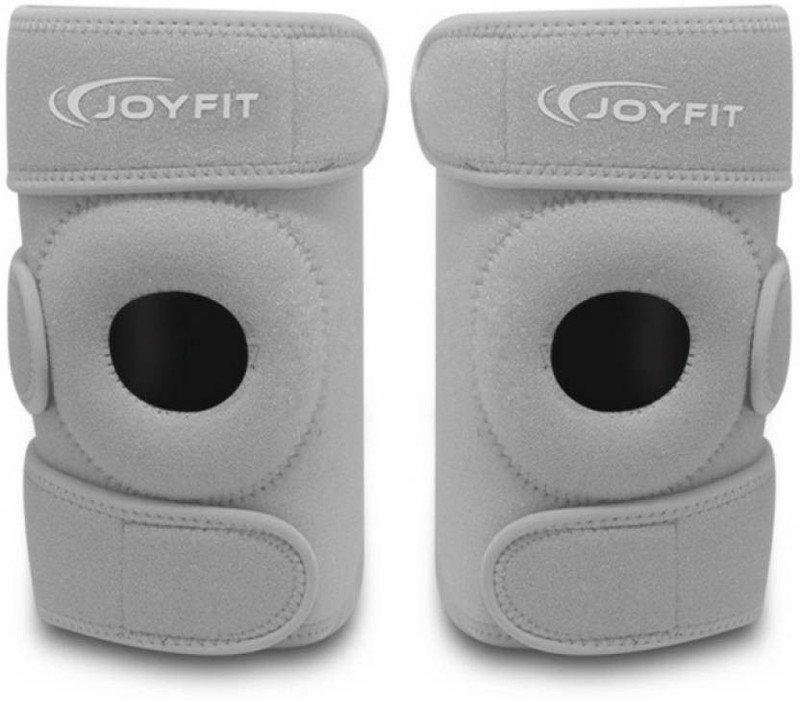 Joyfit Knee Cap pair for Knee Pain, Gym, Sports, Running Knee Support(Grey)