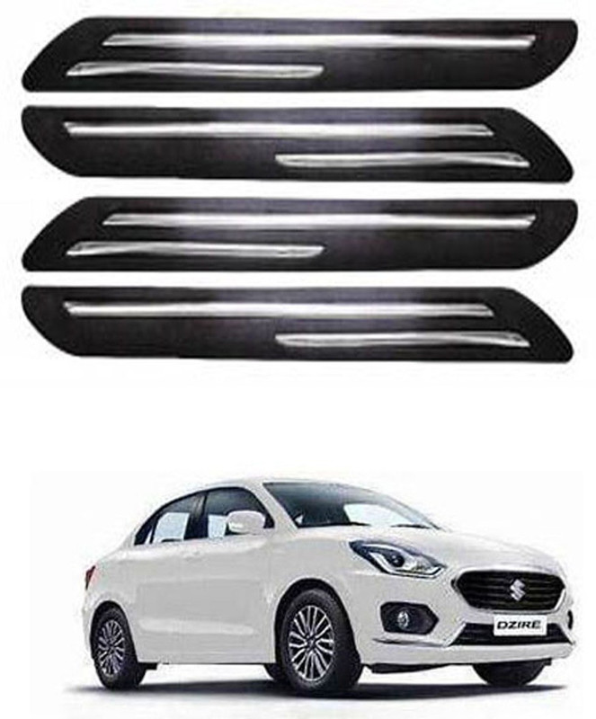 RONISH Silicone Car Bumper Guard(Black, Pack of 4, Maruti, Swift Dzire)