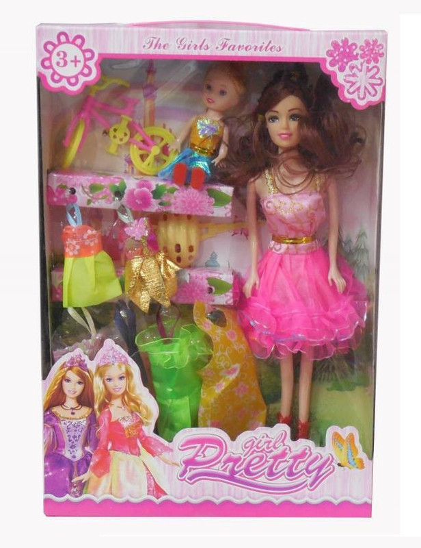 VD TOY'S Girl Pretty Doll Toys with Multicolour Fashion Accessories for 3+ Girls(Multicolor)