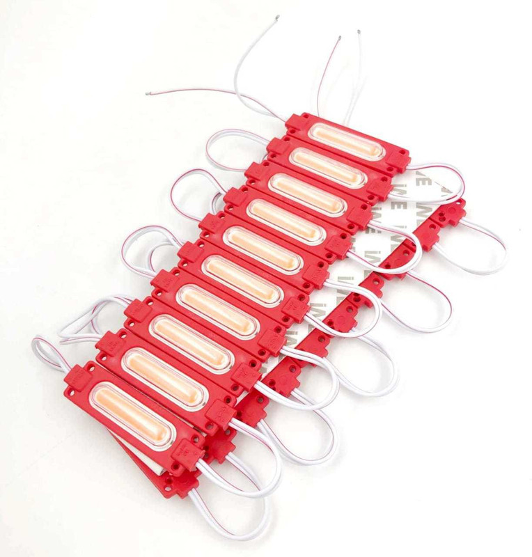 jivith 3inch red Rice Light COB LED Strips 12V 2w Waterproof Injection Module Electronic Components Electronic Hobby Kit