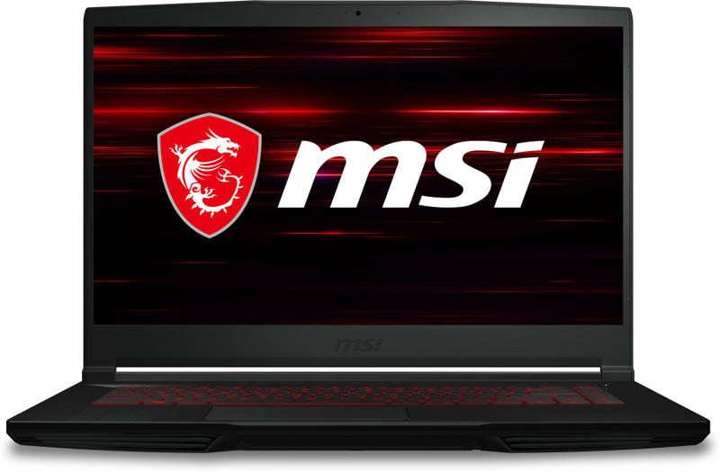 MSI GF63 Thin Intel Core i7 10th Gen 10750H - (8 GB/1 TB HDD/256 GB SSD/Windows 10 Home/4 GB Graphics/NVIDIA GeForce GTX 1650 Max Q/60 Hz) GF63 Thin 10SCXR-1617IN / GF63 Thin 10SC-610IN Gaming Laptop(15.6 Inch, Black, 1.86 KG)