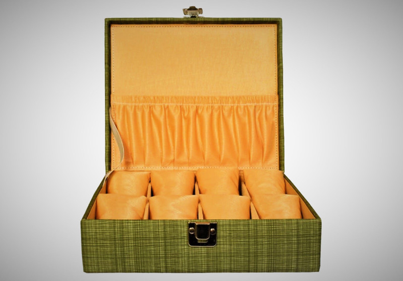 Galaxy Craft VINTAGE Watch Box(Green, Holds 8 Watches)