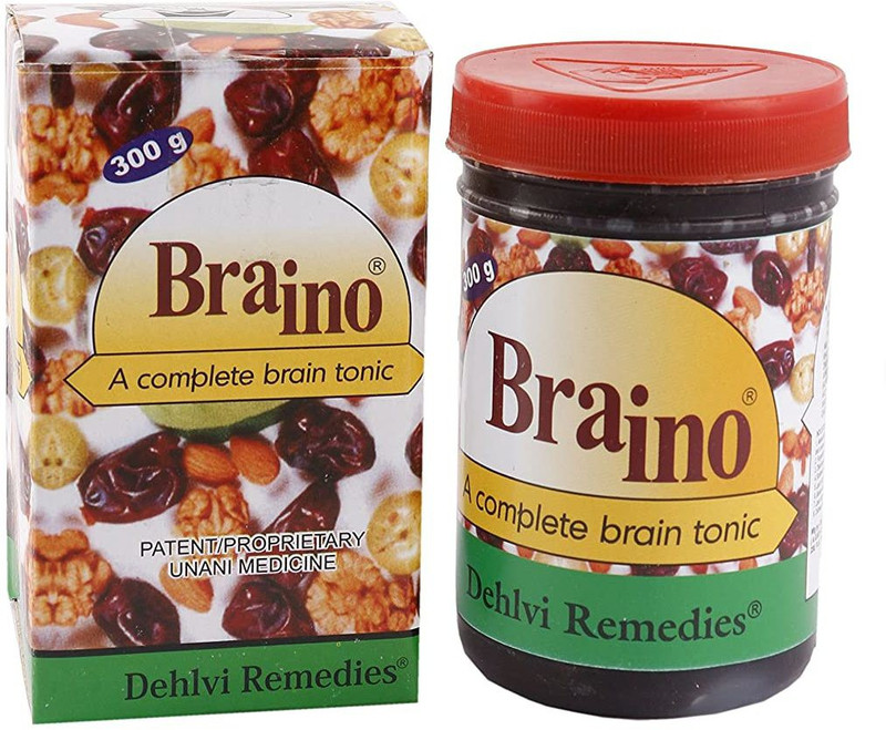 DEHLVI Braino - An Effective Tonic To Strengthen Mind And Memory, 300gm(300 g)