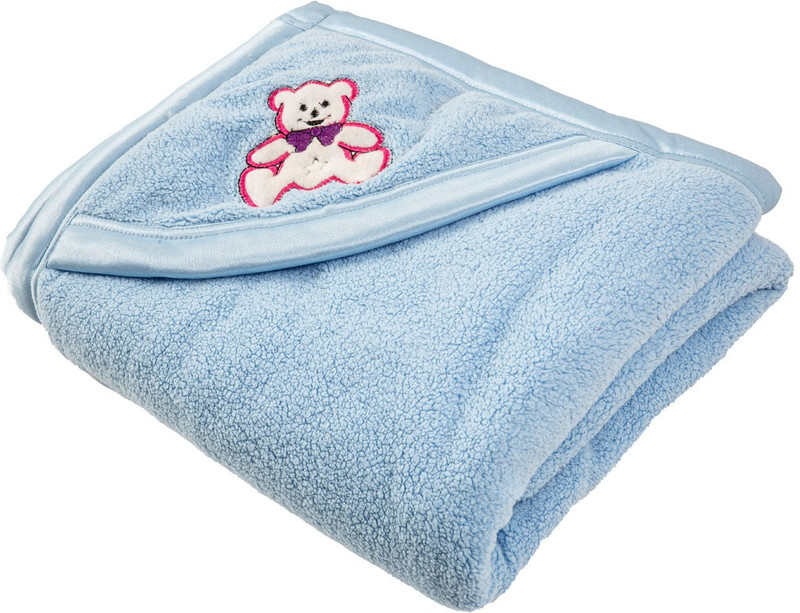 BABY ZONE Solid Single AC Blanket for  AC Room(Microfiber, Sky)