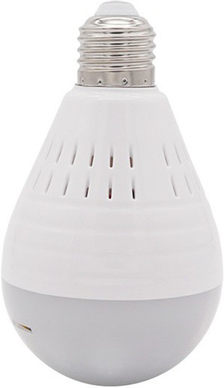 Bzrqx Panoramic Wireless WIFI Light Bulb CCTV Security Surveillance IP Camera Spy Camera(1 Channel)