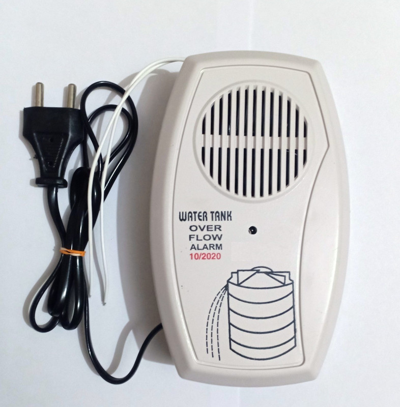 Mossel High Quality Water Tank Overflow Alarm Bell with Hindi & English Voice Wired Sensor Security System