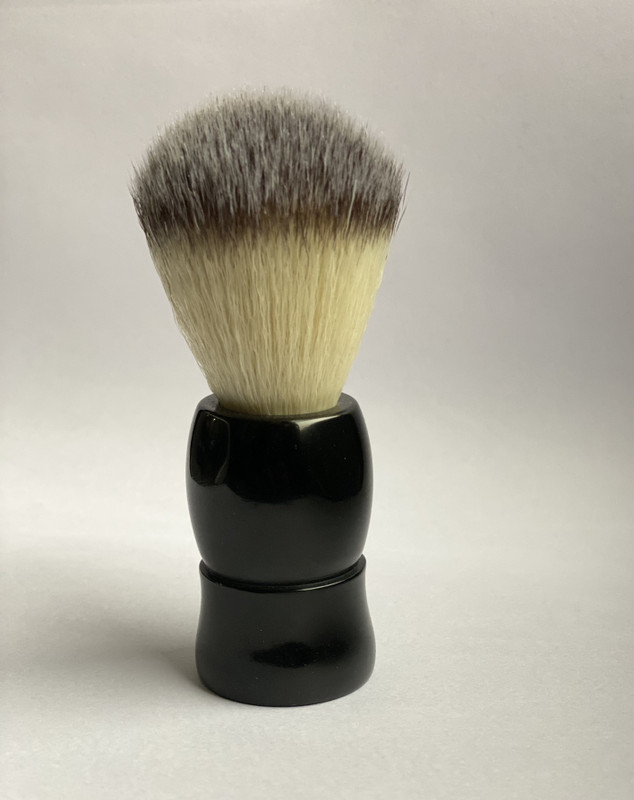 Osking Soft & Absorbent Black Bristles & Long Resin Black Handle  for Men Shaving Brush