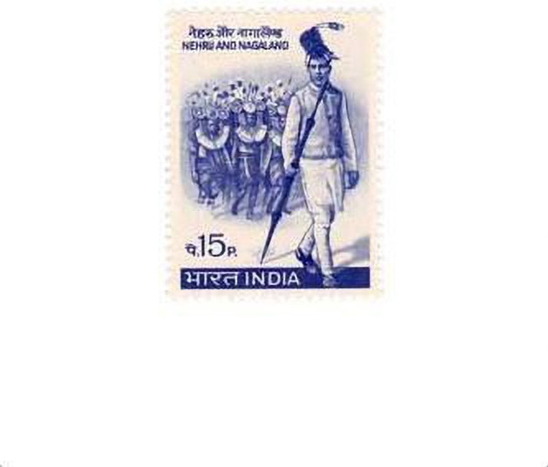 Phila Hub 1967-Nehru leading Naga Tribesmen- POSTAGE STAMP MNH CONDITION Stamps(1 Stamps)