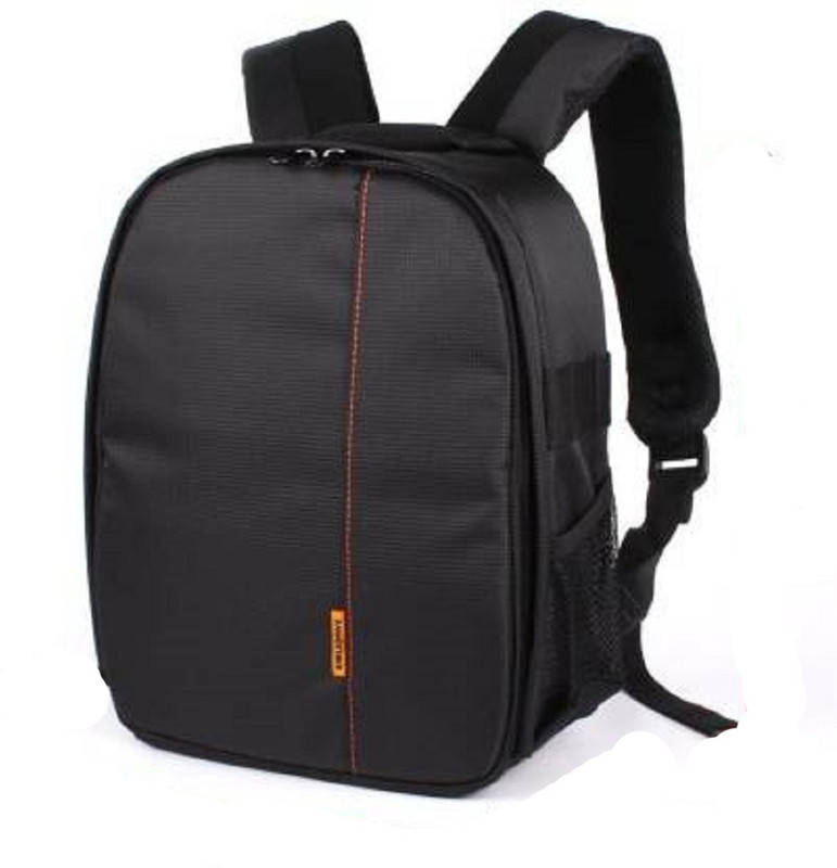 hi guys DSLR SLR Camera Lens Shoulder Backpack Case for Canon Nikon Sigma Olympus Camera Bag (Orange) Camera Bag  Camera Bag(Black)