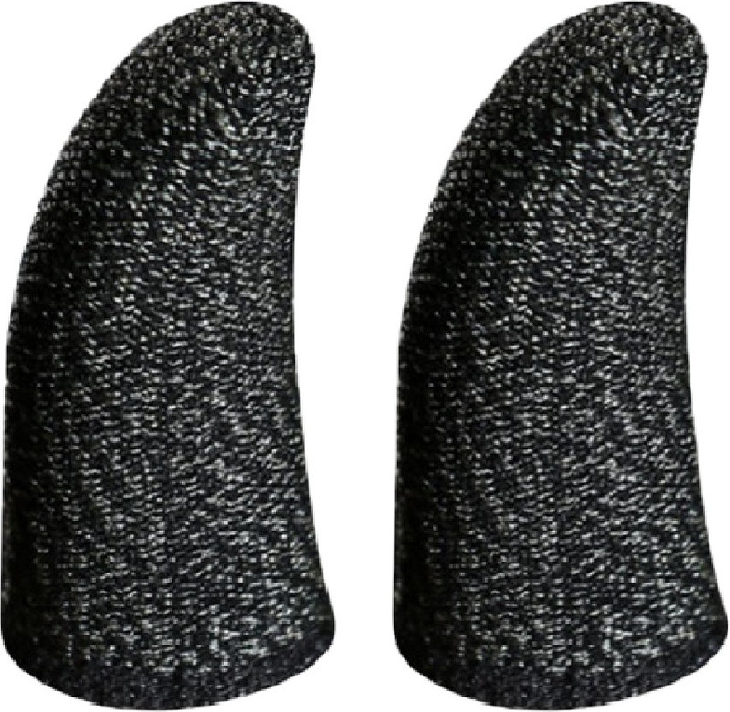 Havick Thumb & Finger Sleeve for Pubg Mobiles Game, Anti-Sweat, 6 Sleeves Black Finger Sleeve(Pack of 6)
