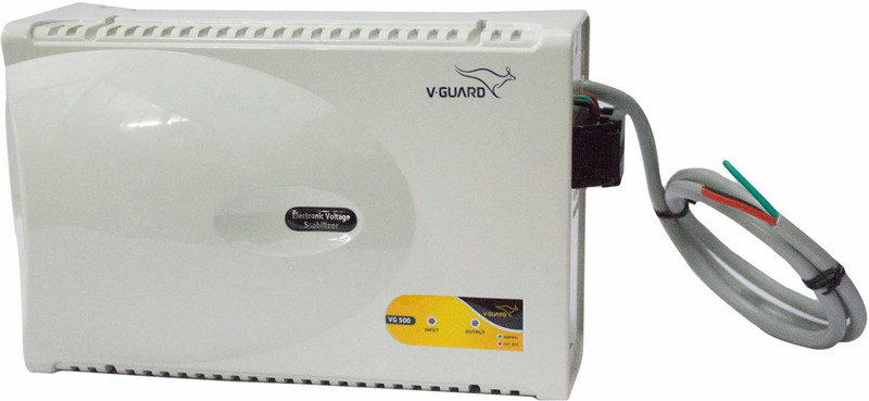 V-Guard VE 500 Voltage Stablilizer(White)