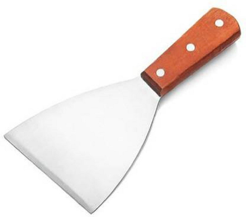 sbaprime Stainless Steel Plain Pizza Cutter Wooden Handle Rocker Pizza Cutter(Stainless Steel)