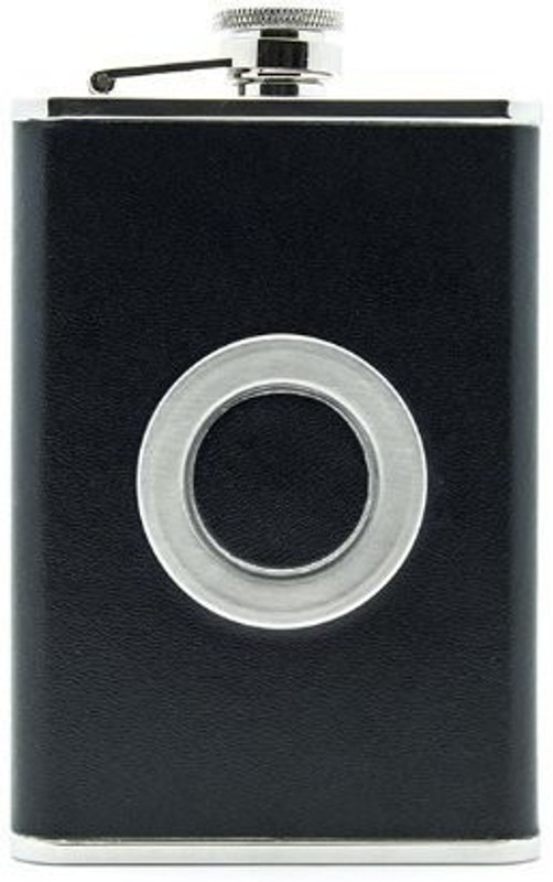 ZIGLY Hip Flask with a Built-in Collapsible Shot Glass 8 Oz Stainless Steel Hip Flask(210 ml)