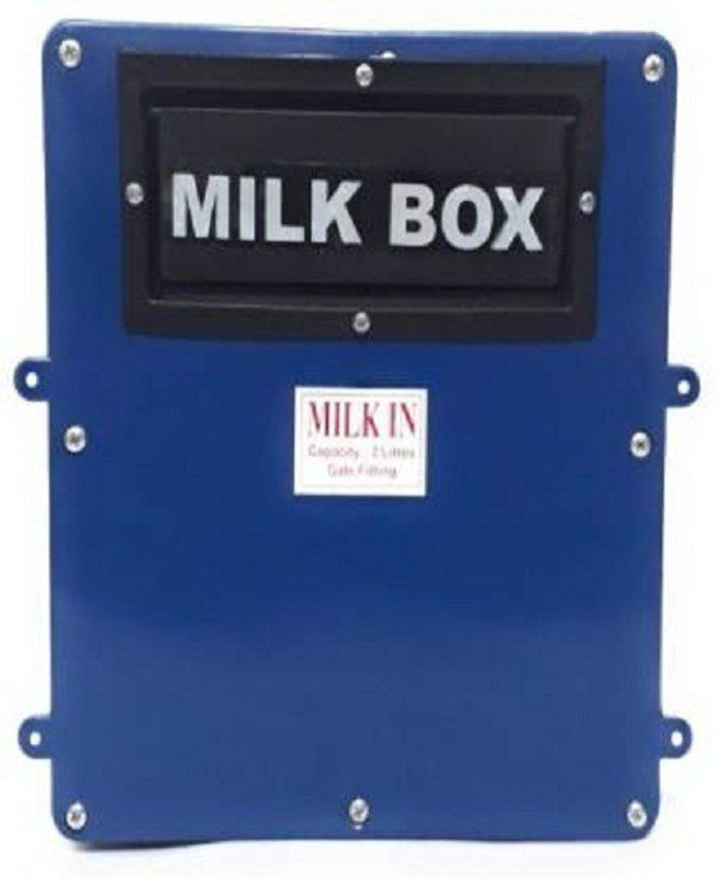 VGS MARKETINGS MILK BOX DOODH BOX STORAGE BOX GATE MILK COLLECTION BOX MAX 500ML x 4 PACKETS(Pack of 1, Blue)