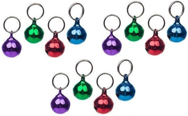 JSK Bell Dog Collar Charm(Multicolor, Ball)