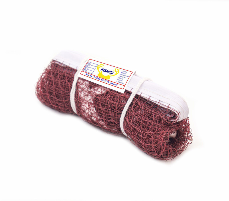 Elk Power 22x2.5 Feet Nylon Material Badminton Net Volleyball Net(Maroon)