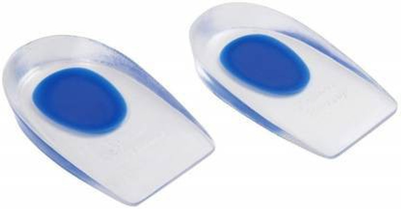 KAKLOTAR Gel Heel cups Silicon Heel Pad for Heel Ankle Pain, Heel Spur Shoe Support Pad for Men and Women Shock Cushion Pad for Heels(Pack Of 2)