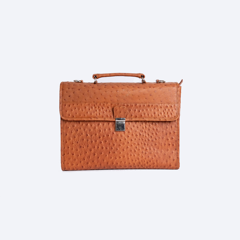 PERKED Work It portfolio bag Medium Briefcase - For Men & Women(Brown)