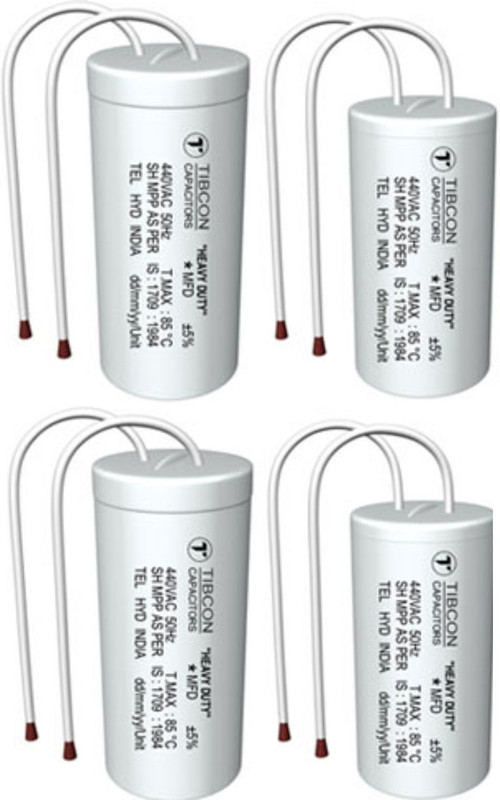 TIBCON Hi Quality 4-Unit fan capacitor 2.5 MFD, 440 VAC ceiling fan capacitor Electronic Components Electronic Hobby Kit