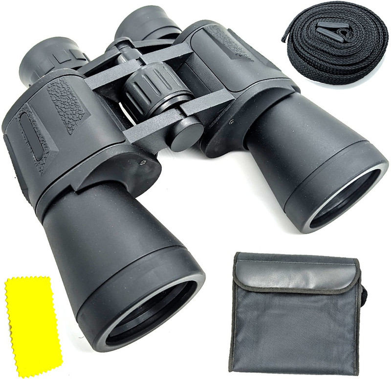 CAA NONN Dual Focus Portable HD 20X50 Binocular Monocular Telescope 20X Zoom AB Binoculars(20 mm , Black)