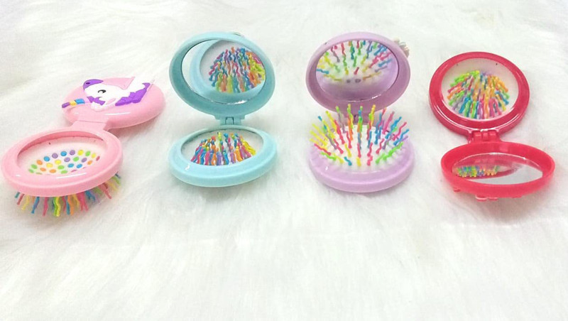 Tera13 unicorn comb with mirror