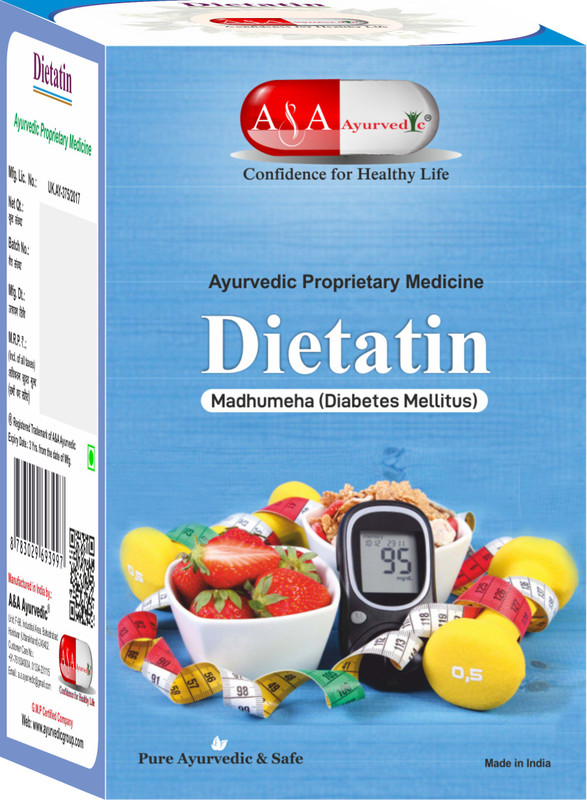 A&A Ayurvedic Dietatin Diabetes Medicine l Sugar Control l Sugar Maintain l Madhumeh l Diabetes Control l Diabetes Control Capsule I Ayurvedic Medicine for Diabetes Control (30caps)(500 mg)