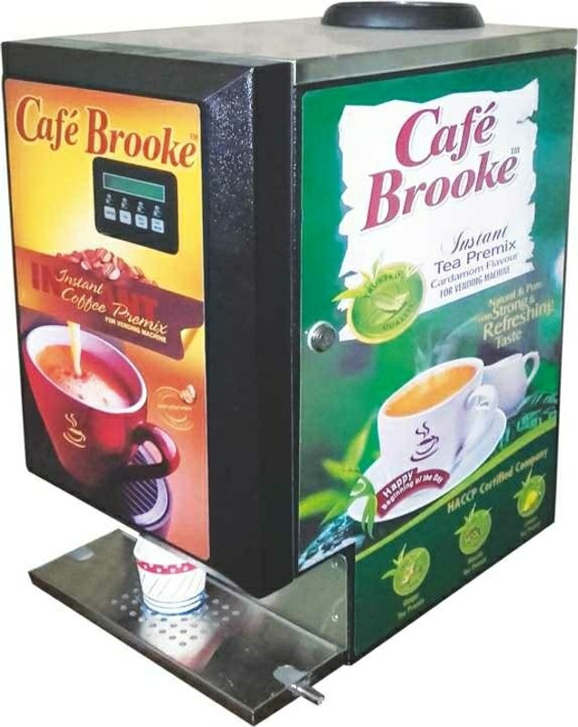 cafe brooke three option 3 Cups Coffee Maker(yelow + black)